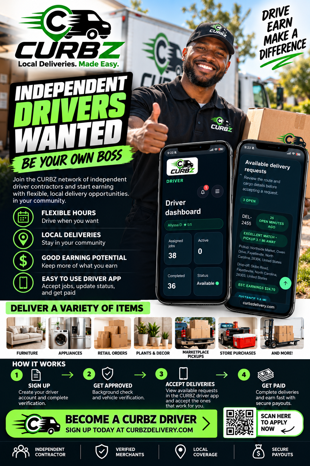 Click to start your driver application